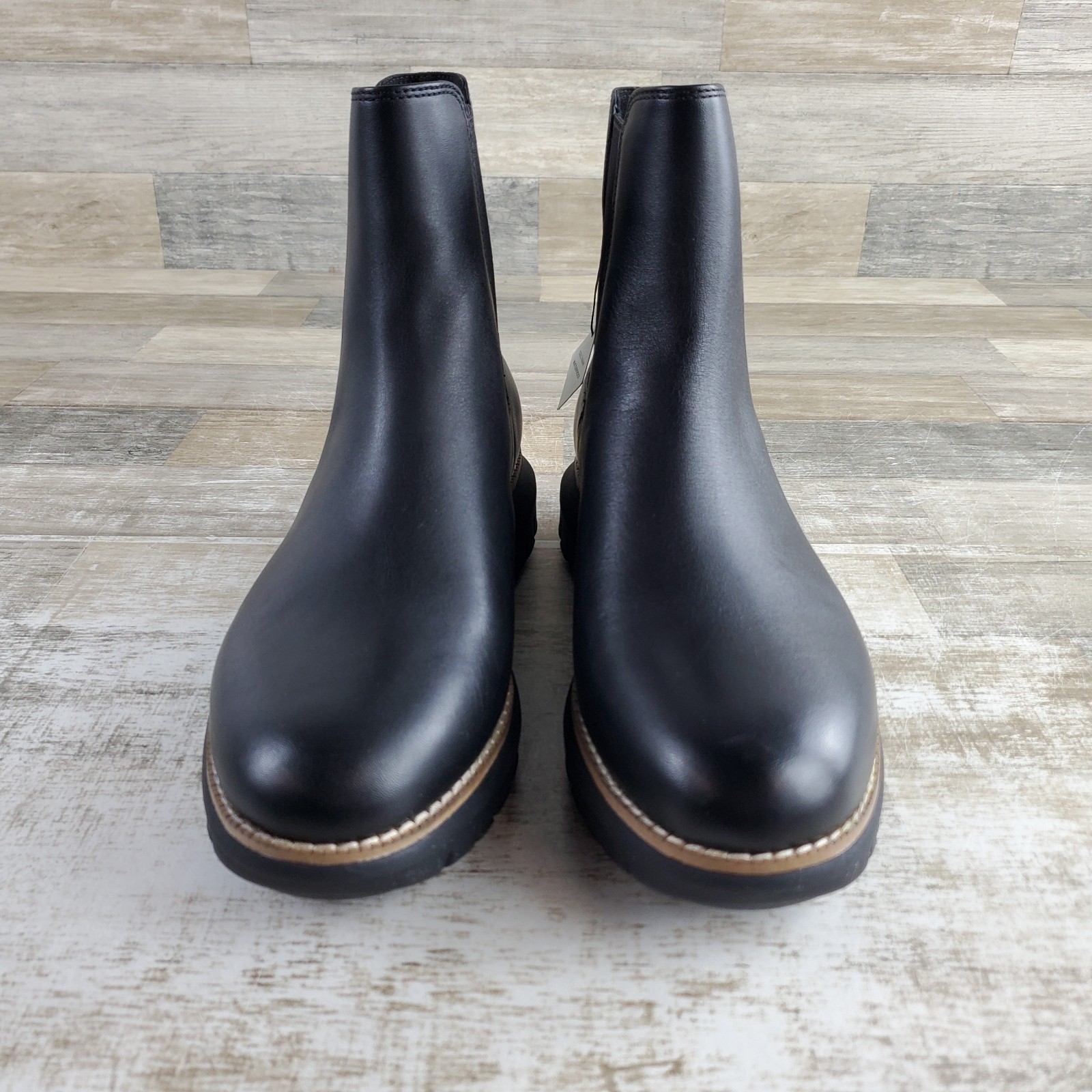 Cole Haan Zerogrand Rexanna Womens Chelsea Boot Sz 10 Black Leather Elastic Gore