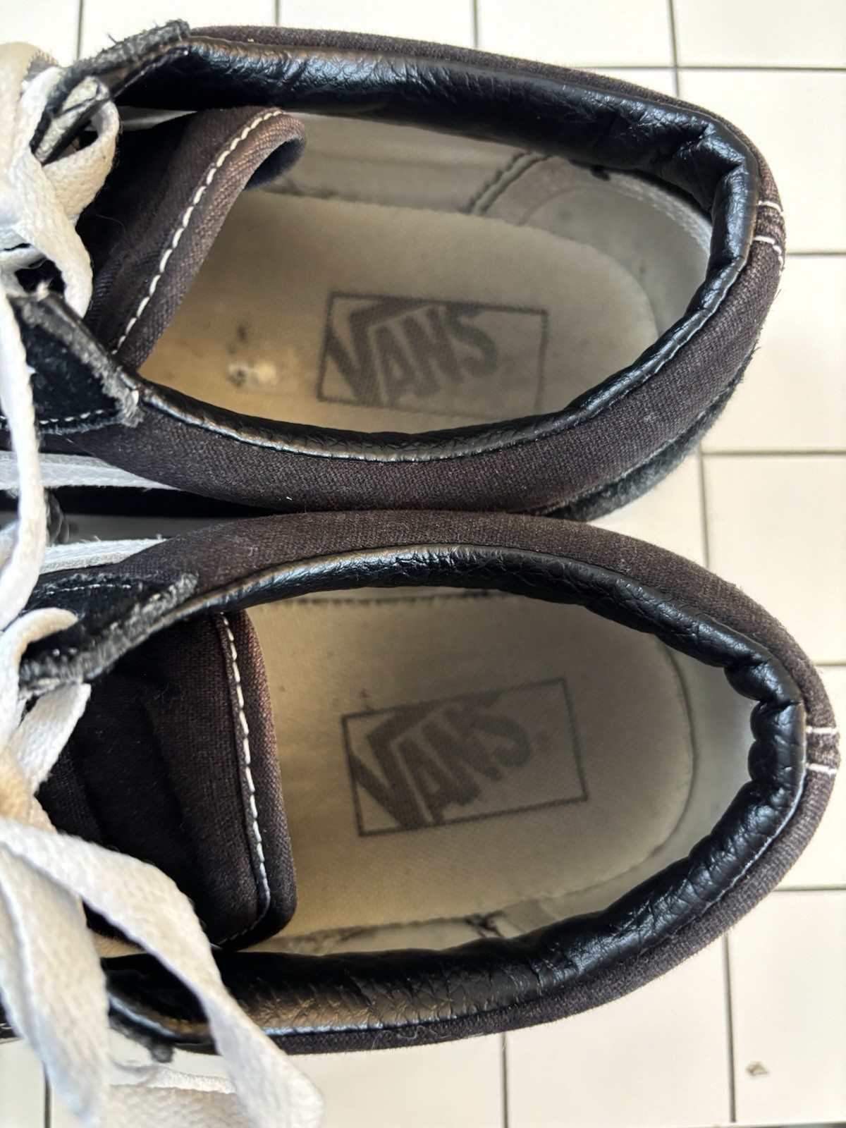 VANS OFF THE WALL SNEAKERS Old Skool Low Black/White Shoes Men 8.0/Women 9.5