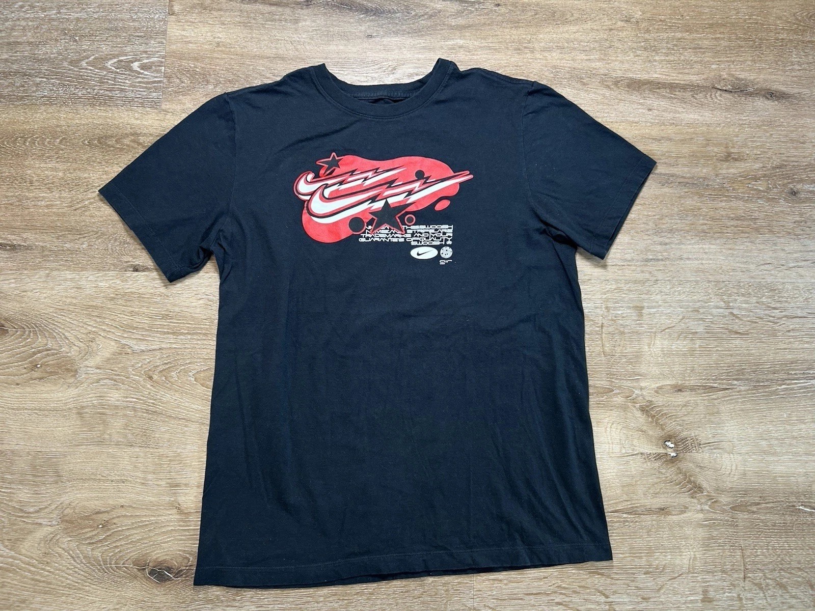 Nike Men’s Sportswear T-Shirt Active Short Sleeve Center Swoosh Red Swoosh Sz M