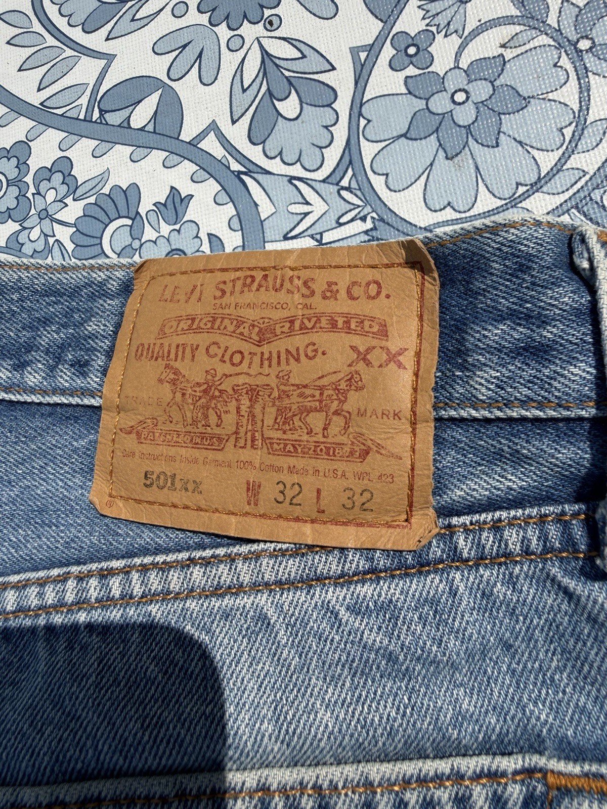 Vintage 1996 Levi’s 501xx Button Fly Jeans | 32×32 | Made in USA