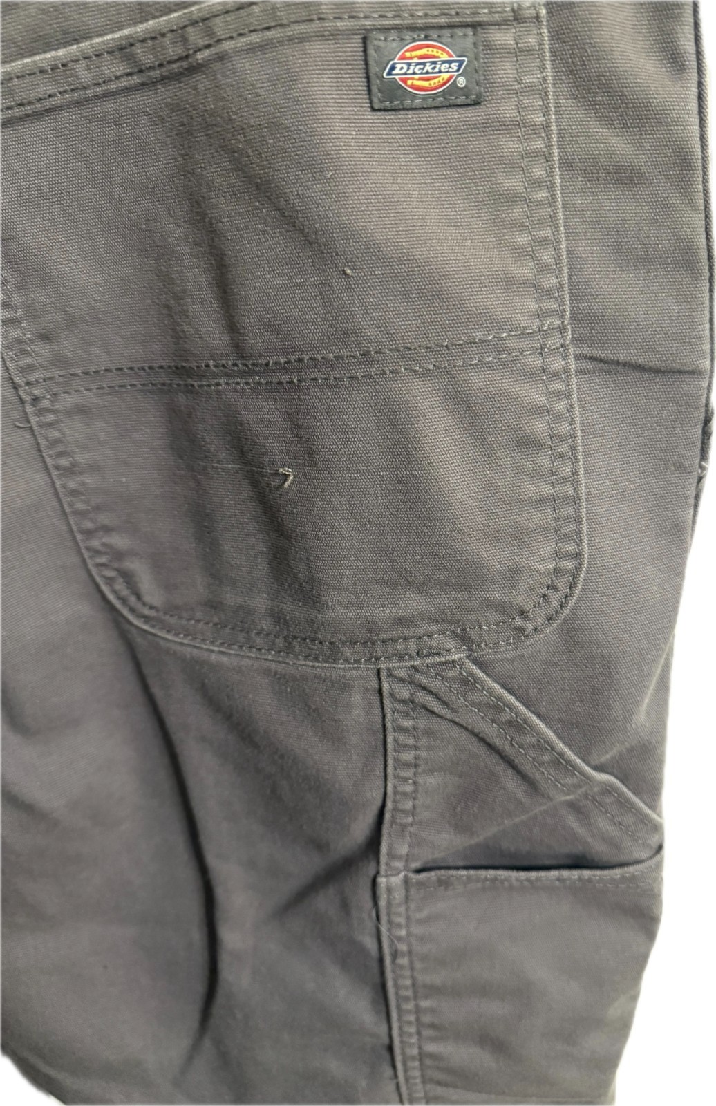 DICKIES FLEX 38×34 LYCRA 5-POCKET GRAY REGULAR FIT TOUGHMAX CARPENTER PANTS RARE