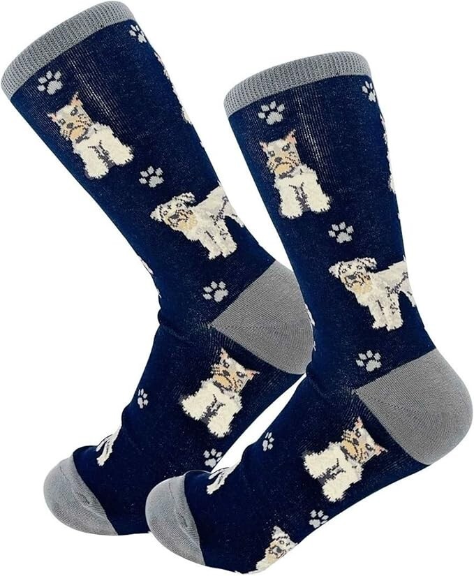 Happy Tails Schnauzer Socks Pet Lovers Soft Socks One Size Fit Most