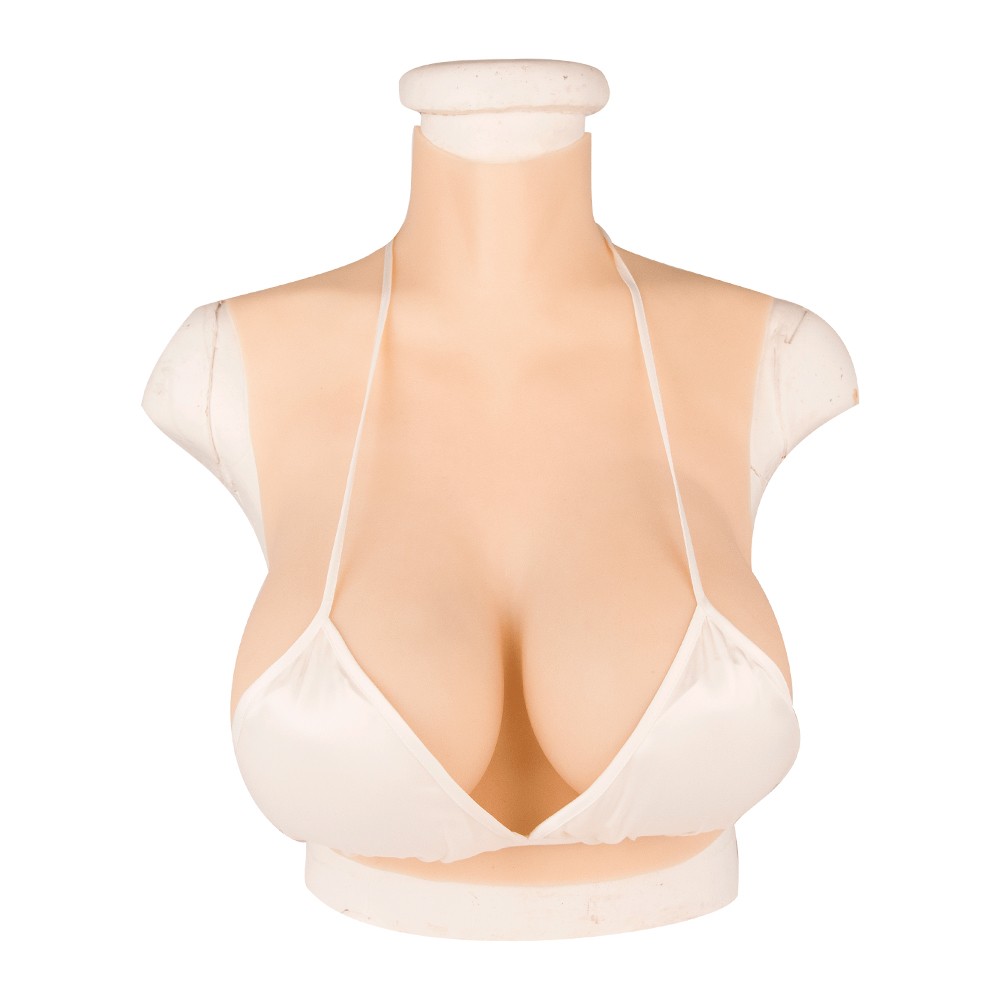 Silicone Breast Forms+Silicone Fake vagina Panties For Transgender Crossdresse