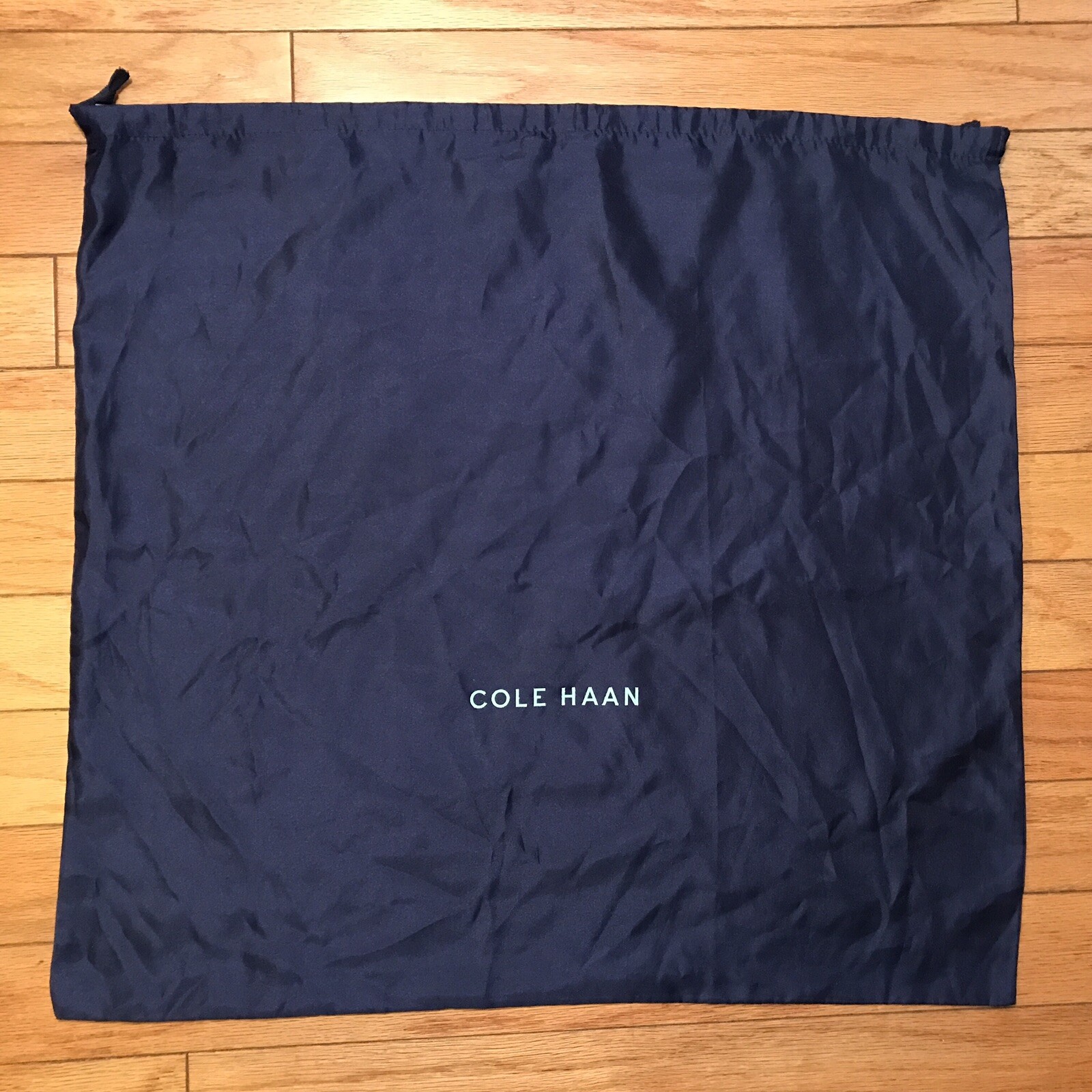 NEW Cole Haan Large Gray Leather Tote Bag 19.5″ w/Dust Bag Mint Fall Sale