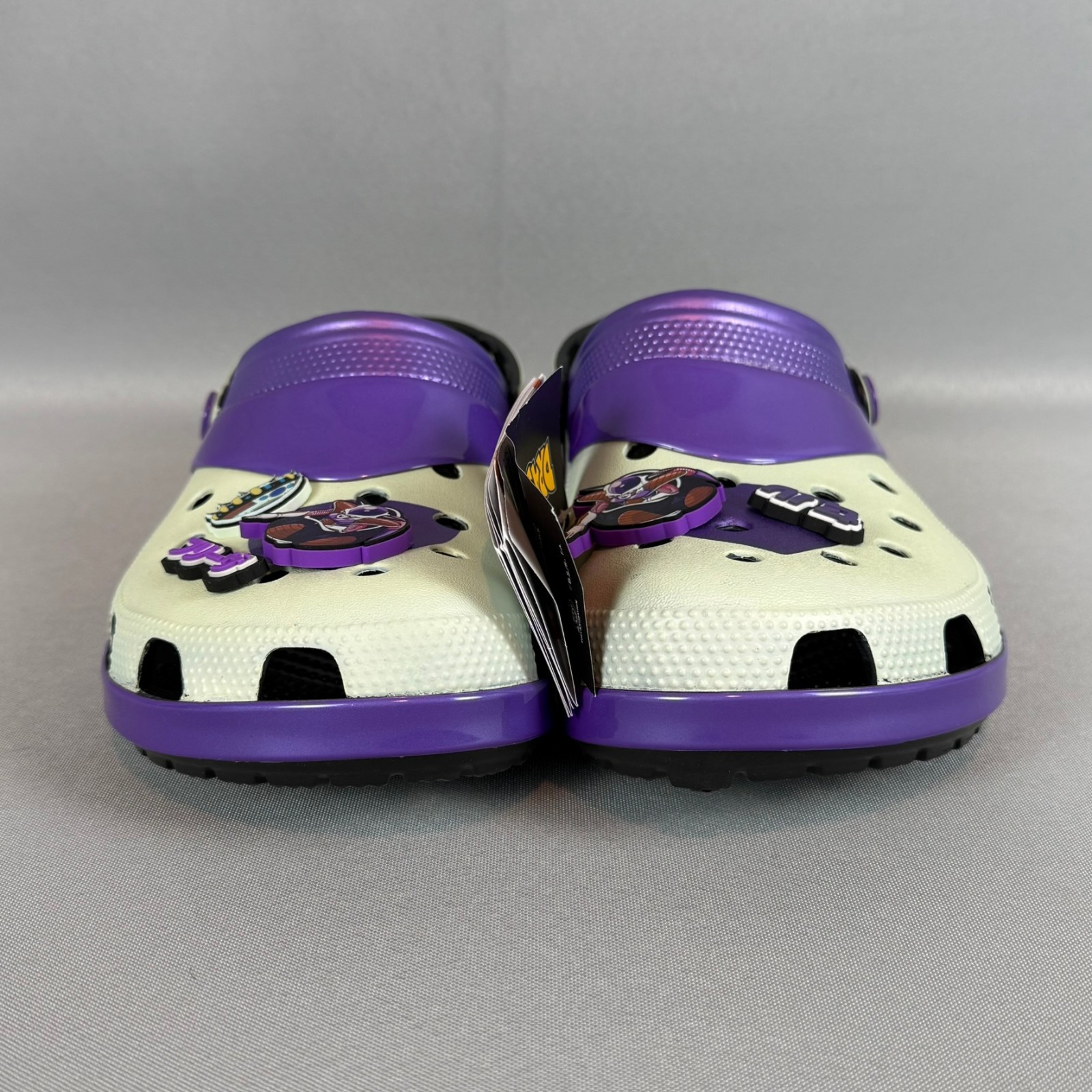 Crocs Frieza Dragon Ball Z Classic Clogs Mens 11 White Purple 211202-90H New NWT