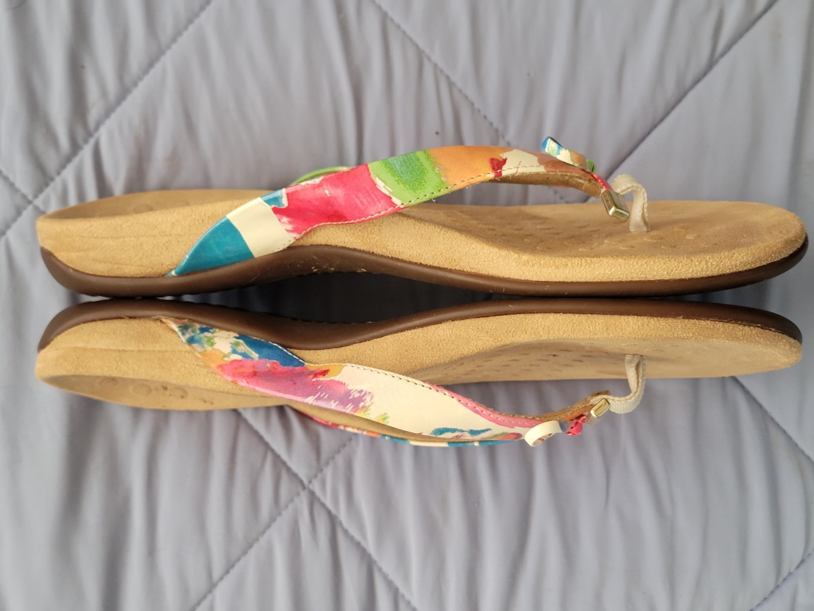 Vionic BELLA II Bow Thong Sandals Orthotic Arch Support Flip Flops SIZE 11 W