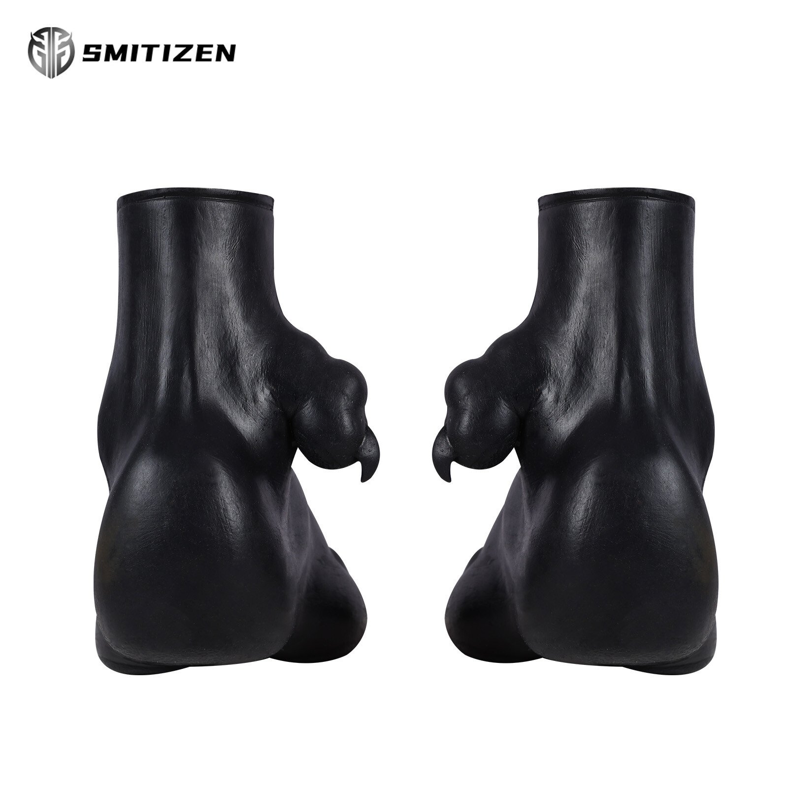Smitizen Silicone Black Beast Paw Monster Feet Realistic Skin Paw for Cosplay