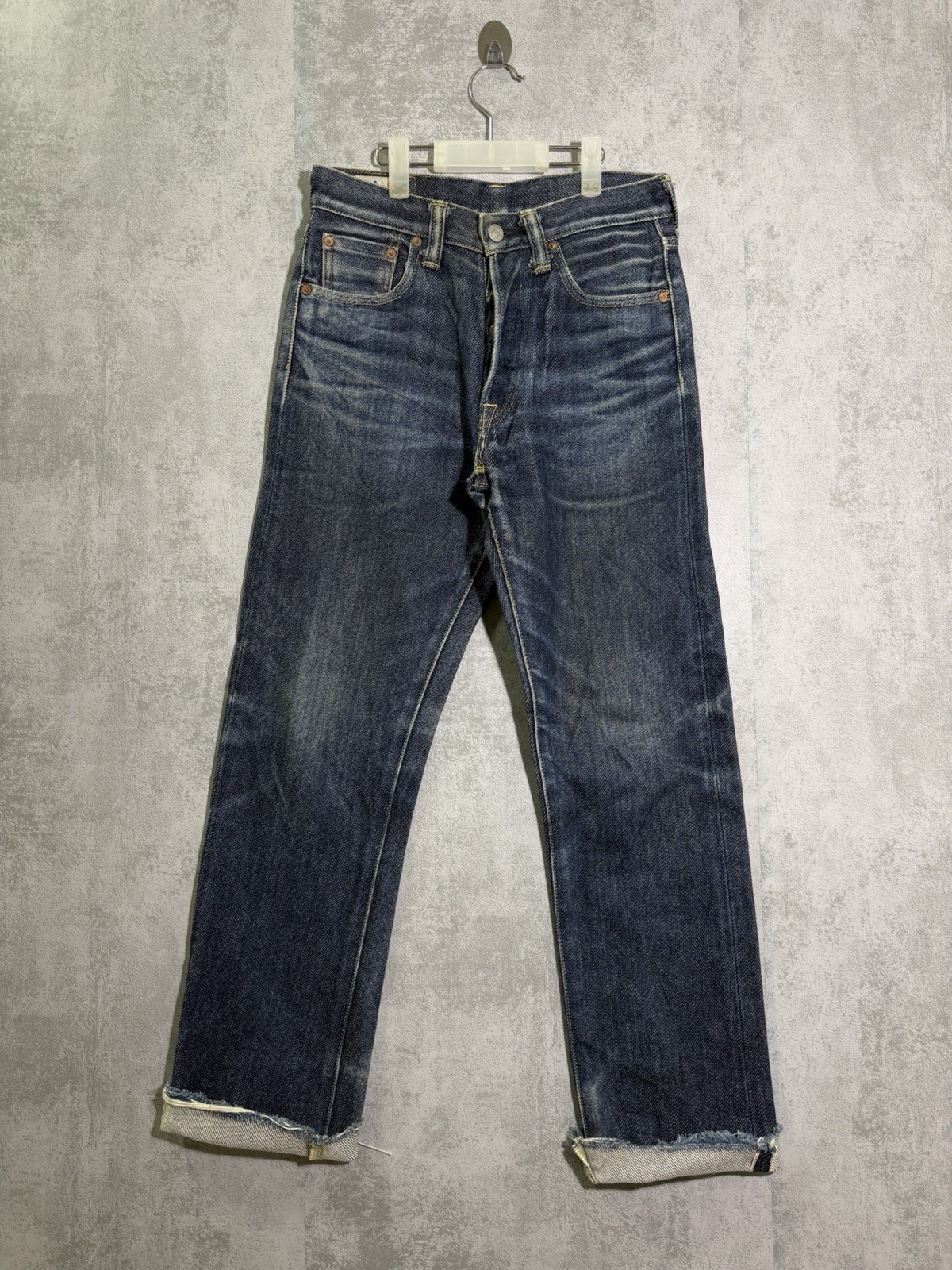 Eight’g Japanese Selvedge Indigo Blue Denim Jeans Size 28×29.5 – levi’s