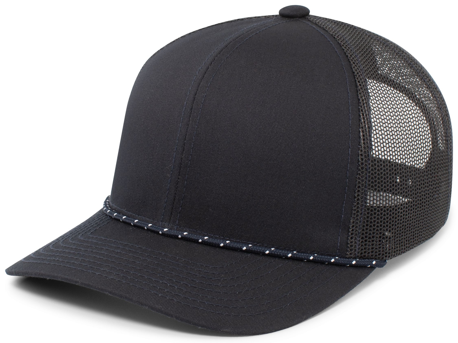 Pacific Headwear 104BR Trucker Snapback Braid Cap Unisex