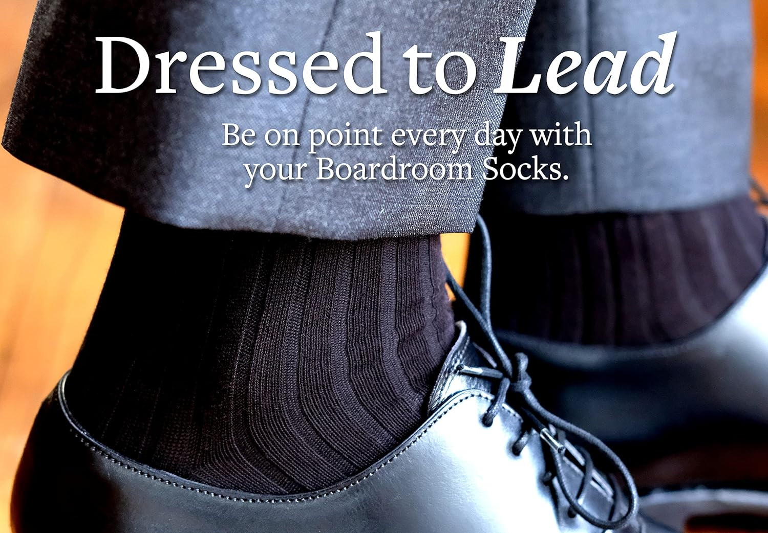 Cotton Dress Socks for Men – Knee High Men’S Executive Socks – Classic over the