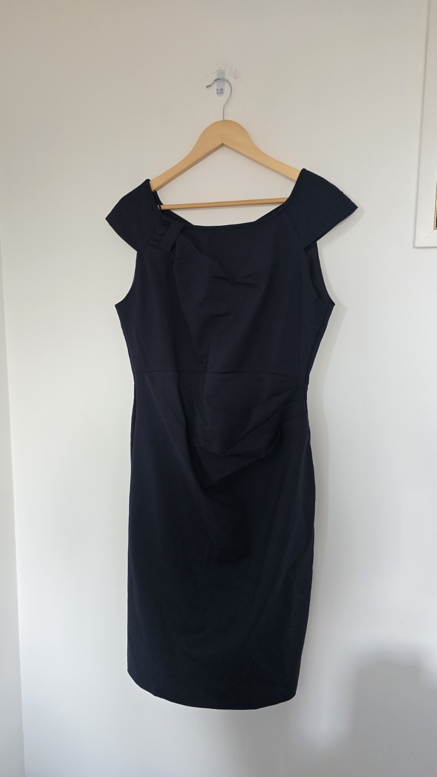 Jolie Moi Black Dress 18 Navy RRP £64