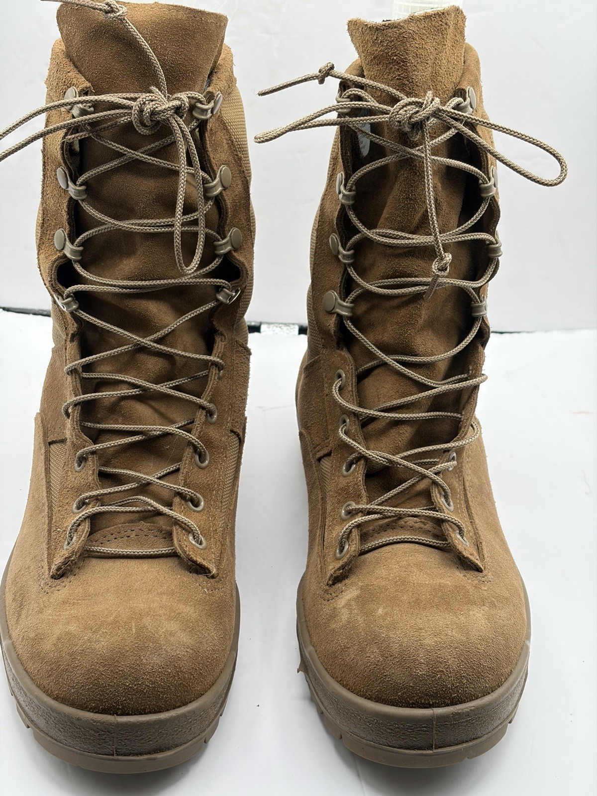 McRae US Military Coyote Hot Weather Combat Boots Size 10W Vibram soles