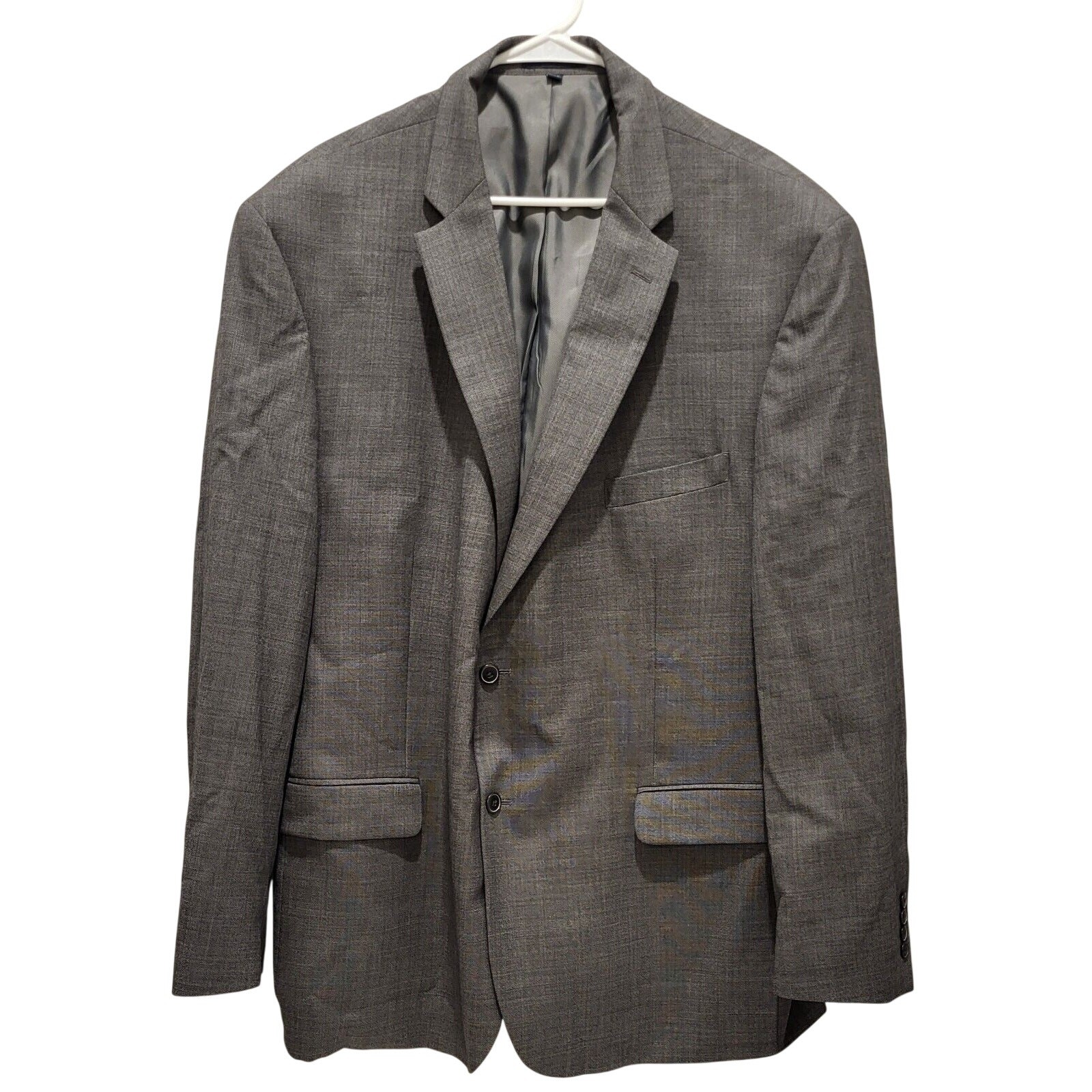 Jos A Bank Tailored Fit Heather Gray Mens Suit Coat M *See Item Description*