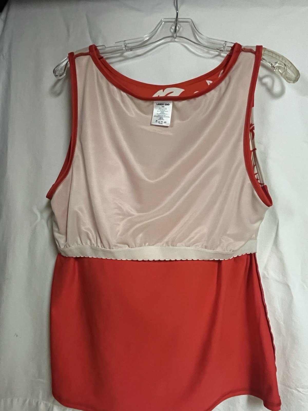 Women’s Plus Size Lands End High Neck Tankini Top