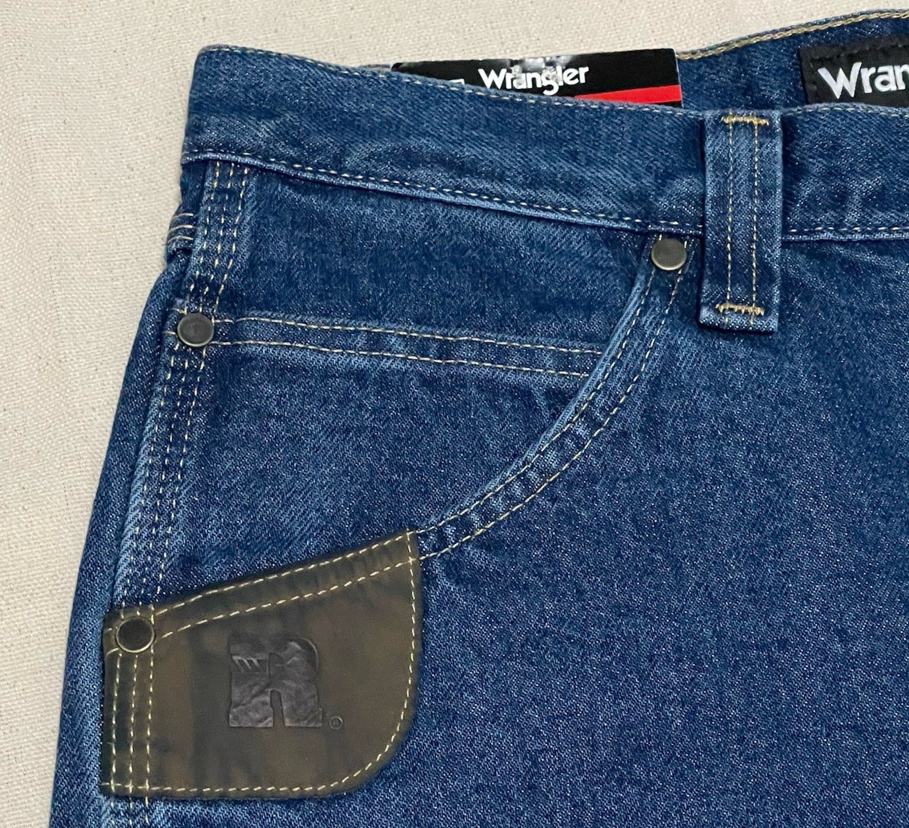 Wrangler Riggs Carpenter Pants Mens 32×30 Blue Workwear Relaxed Fit Utility NWT