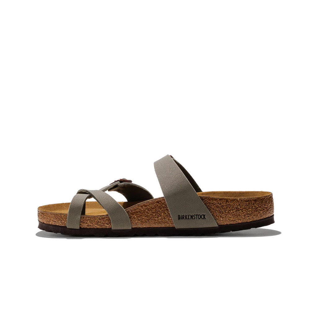 Birkenstock Mayari Flip Flops Soft Footbed Stone Birkibuc Sandal Women’s Shoes