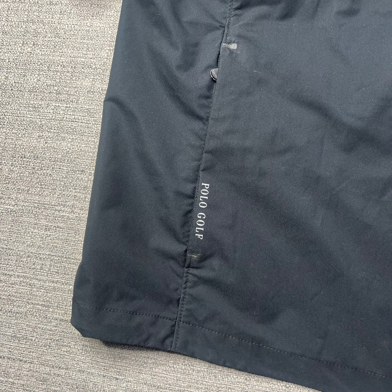 Polo Ralph Lauren Golf Windbreaker Men’s XL Black 1/2 Zip Lightweight Pullover
