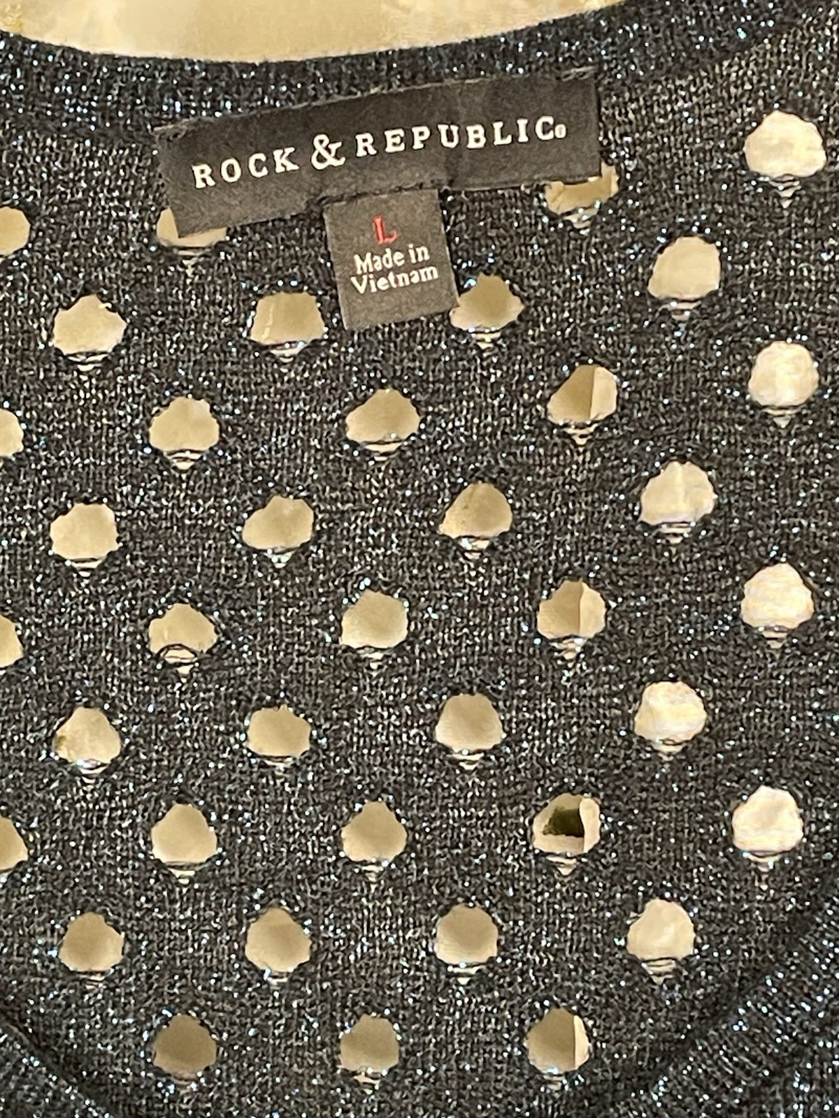 Rockin’ republic open knit sweater