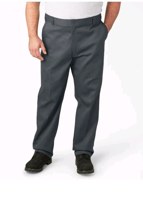 Dickies Men’s Original 874 Flex Work Pants Gray Nwt Sz 40×32