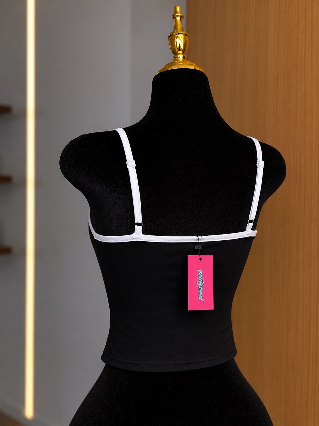 Edikted Coastal Y2K Coquette Contrast Bow Cami Top | It Girl Muse