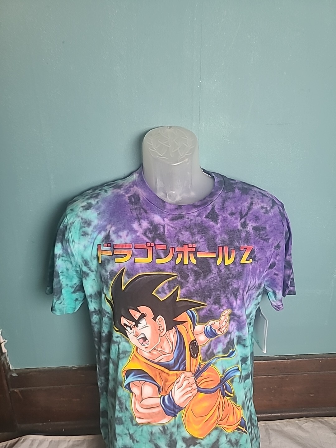 Dragon Ball Super Men’s Size Small S Tie Dye Vegeta Anime Graphic Tee T-shirt