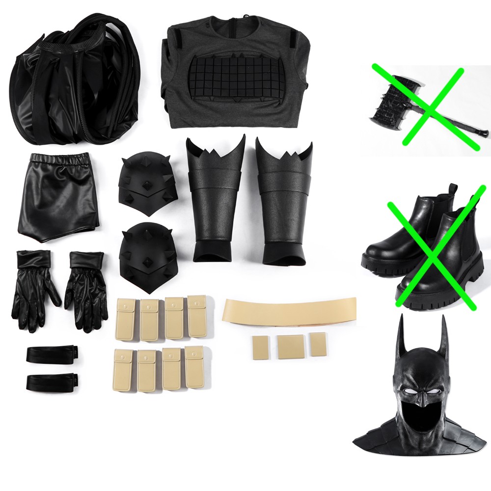 Cosplay Absolute Batman Bruce Wayne Jumpsuit Costume Superhero Bodysuit Outfit