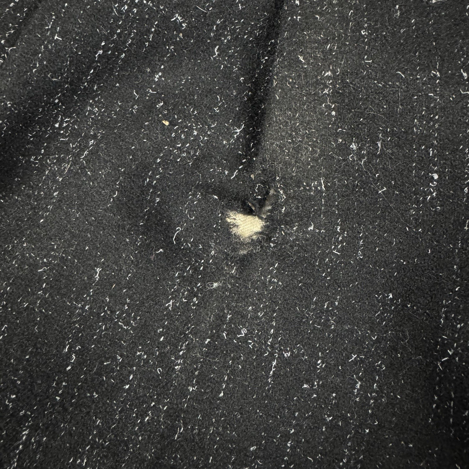 Vintage 50s Black Wool Fleck Rockabilly Pleated Trouser Dress Pants Size 28×29