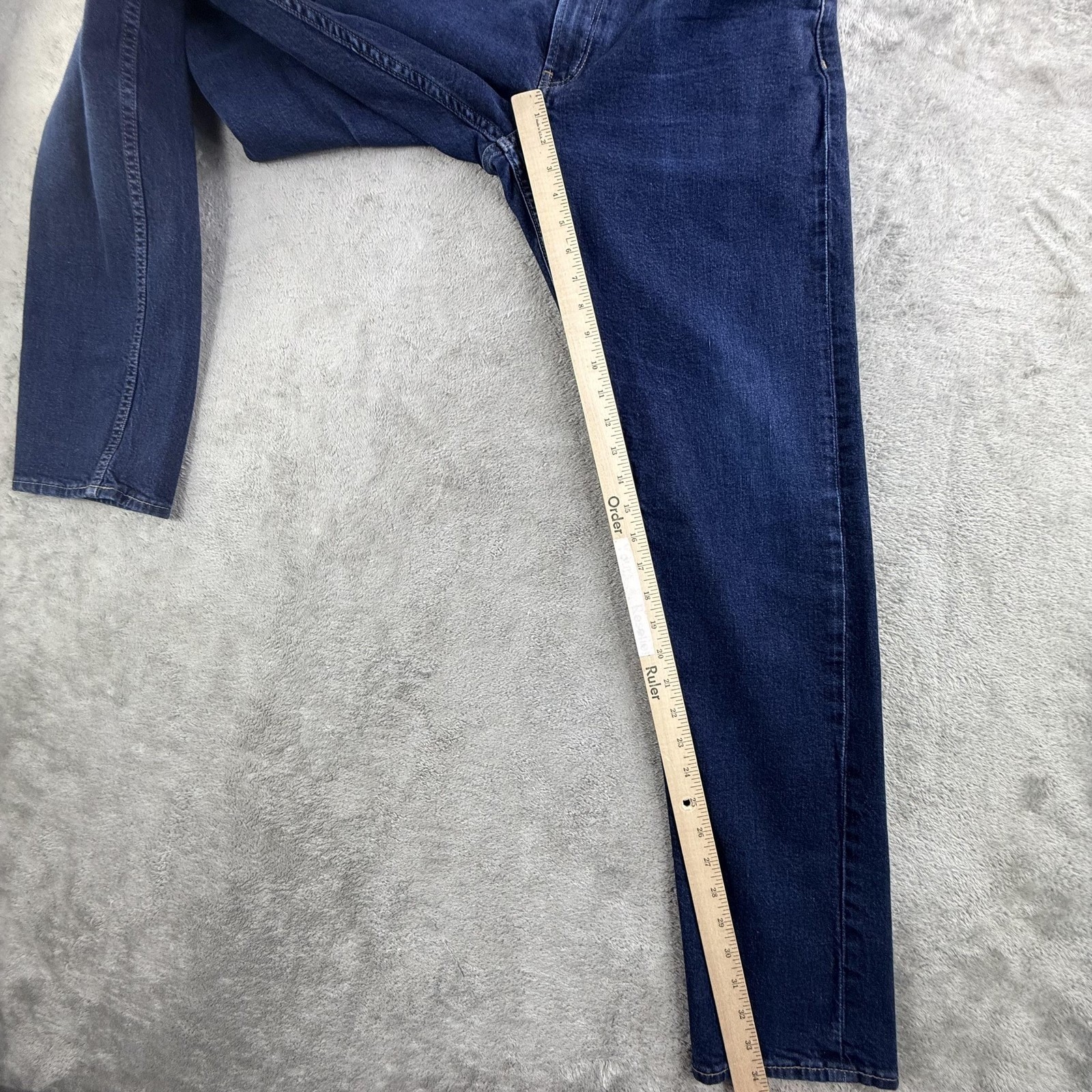 Bonobos Jeans Mens 35×34 Blue Slim Tapered Stretch Denim Medium Wash BDB05260S