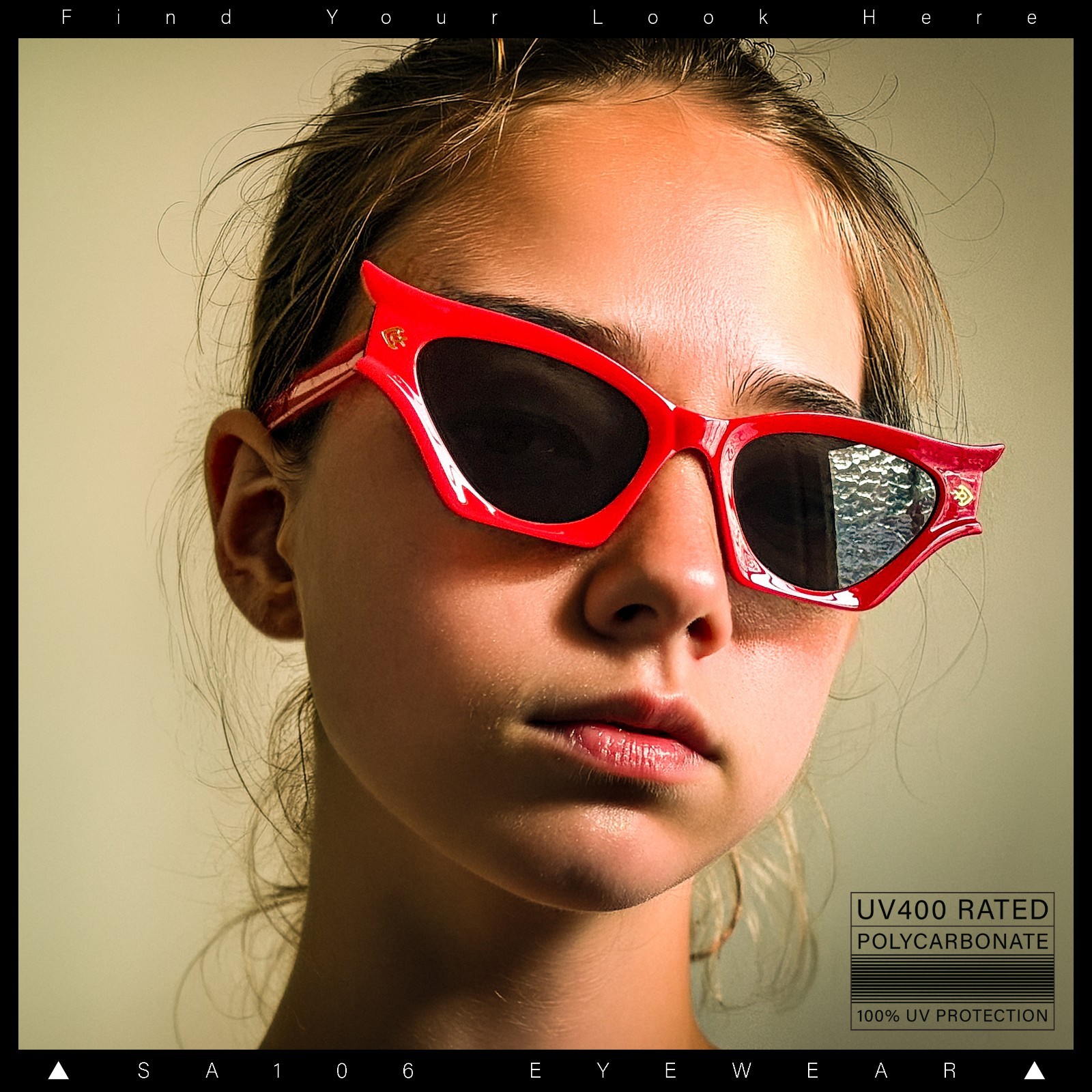 Womens Rich Gilded Age Opulent Gothic Cat Eye Plastic Fashion Sunglasses