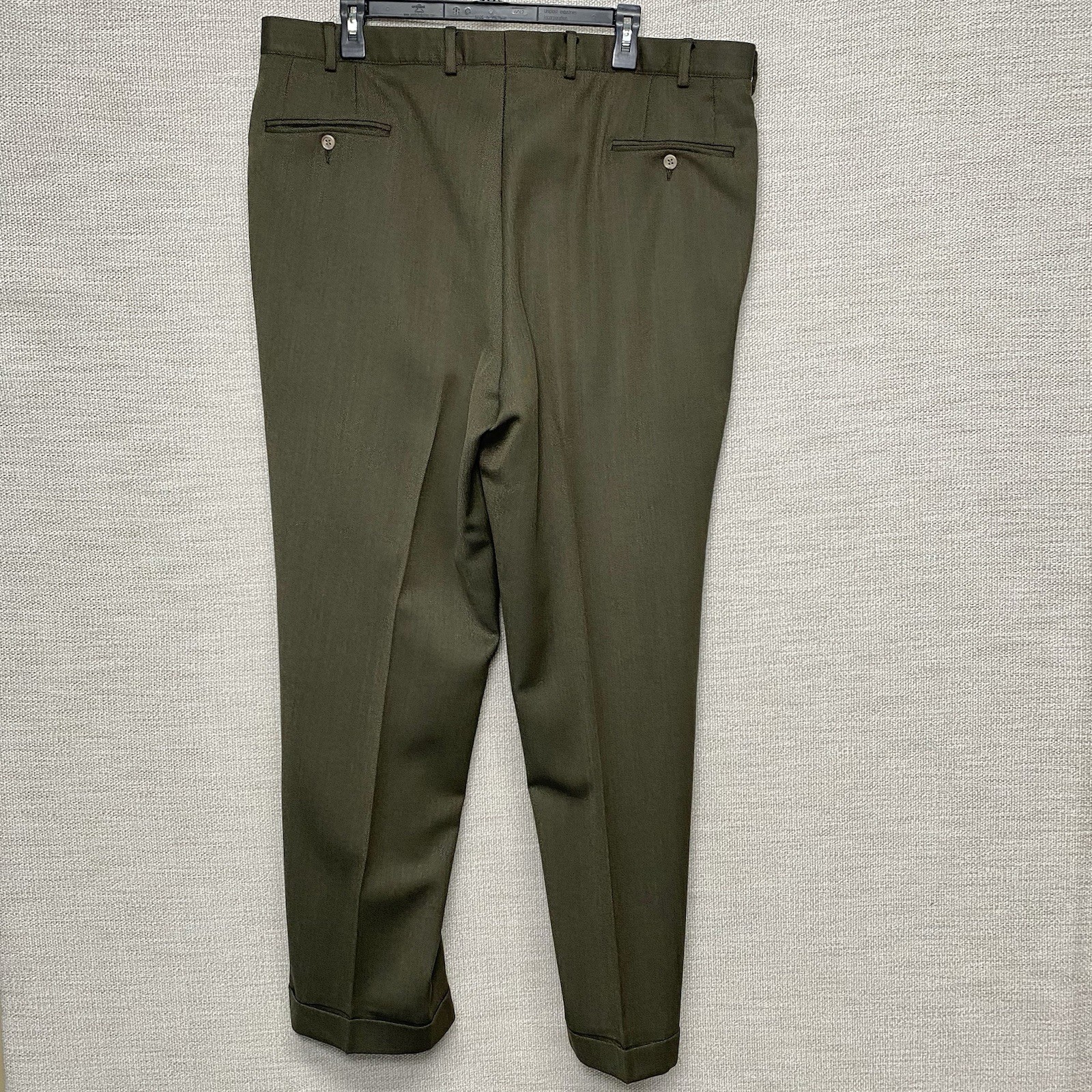 Beretta Whipcord Pants 40 (41×31.5 Cuffed) Wool Green Taupe Field Trousers