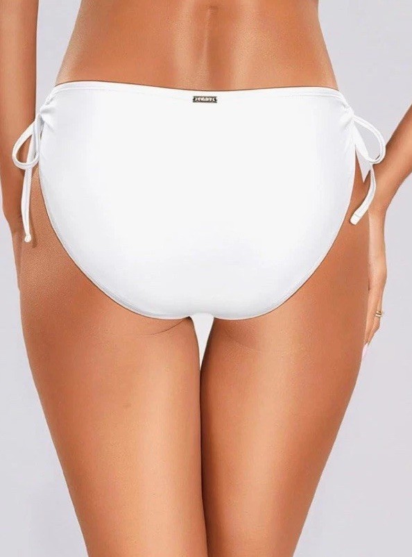 Zmart String Tie Bikini Bottoms White – Size L