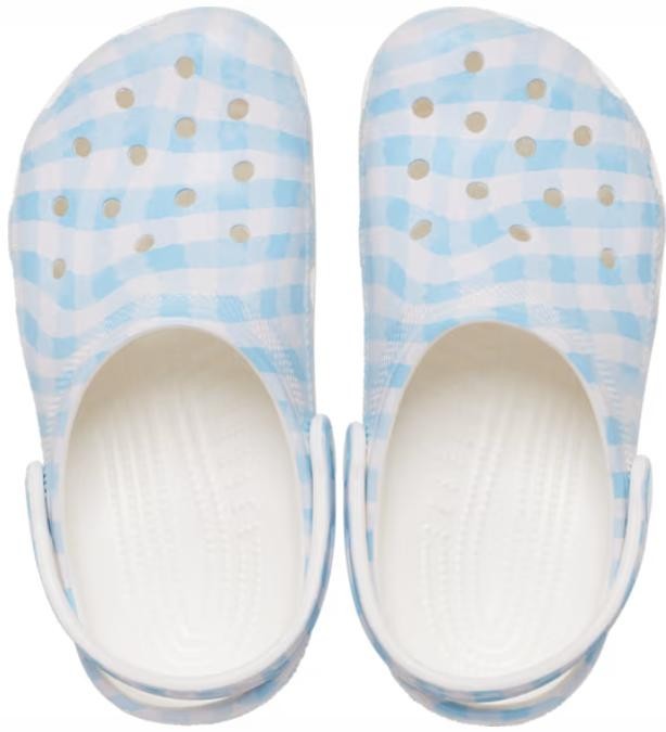 Crocs Classic Gingham Clog Blue/White BRAND NEW Women sizes 5-11 211006