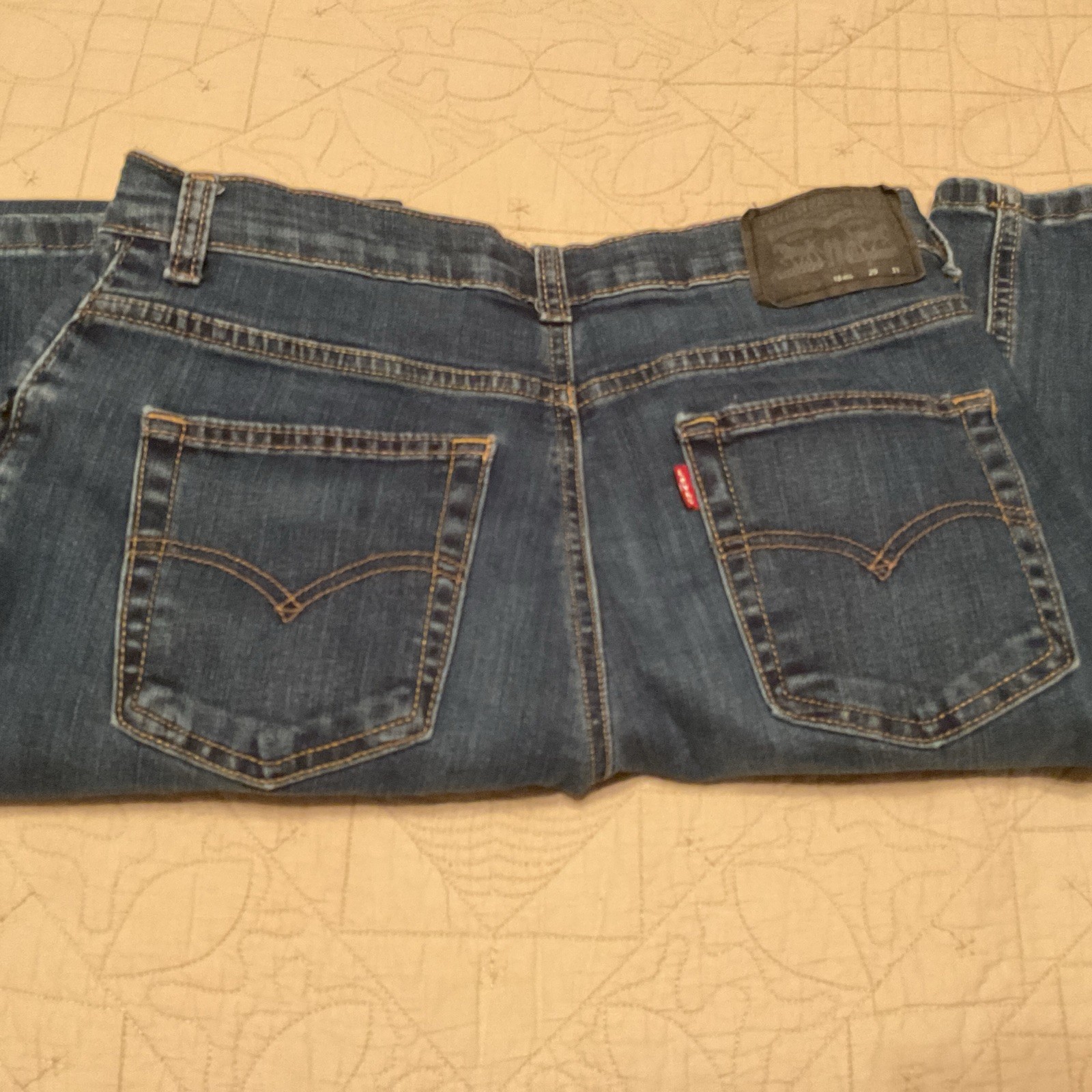 Levi’s Men’s Flex 511 Modern Slim Fit Pants Denim Jeans 18 Reg 29×31- Dark Blue