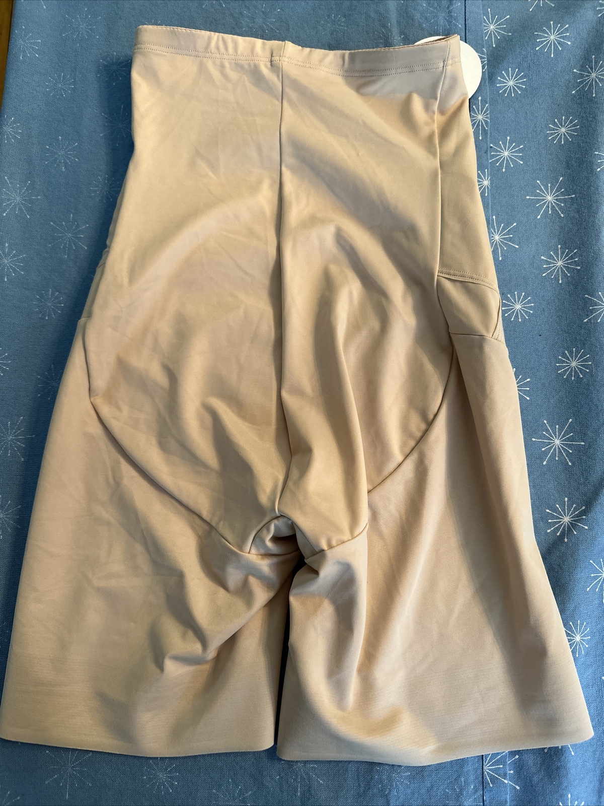 NewSlimShaper by Miracle Brands High-Waisted Tummy Tuck Thigh Slimmer Small Nude