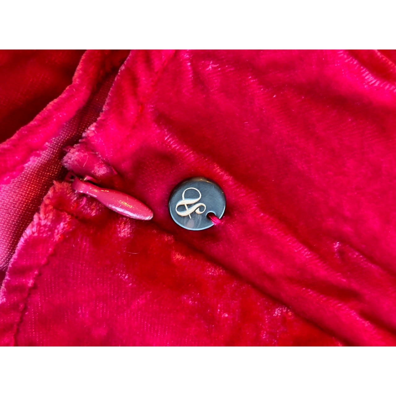 NWT Scotch & Soda Pink Velvet Top Side Zipper, Back Neckline Button w Keyhole M