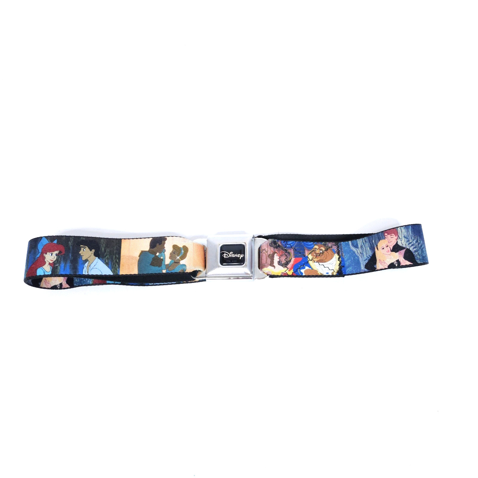 Buckle Down Seatbelt Belt Disney Princess Scenes Adjustable