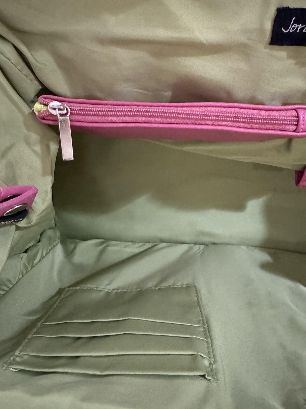 Jordana Paige Shoulder Bag Pink Double Handles Kiss Lock Buckle Metal Feet 2004