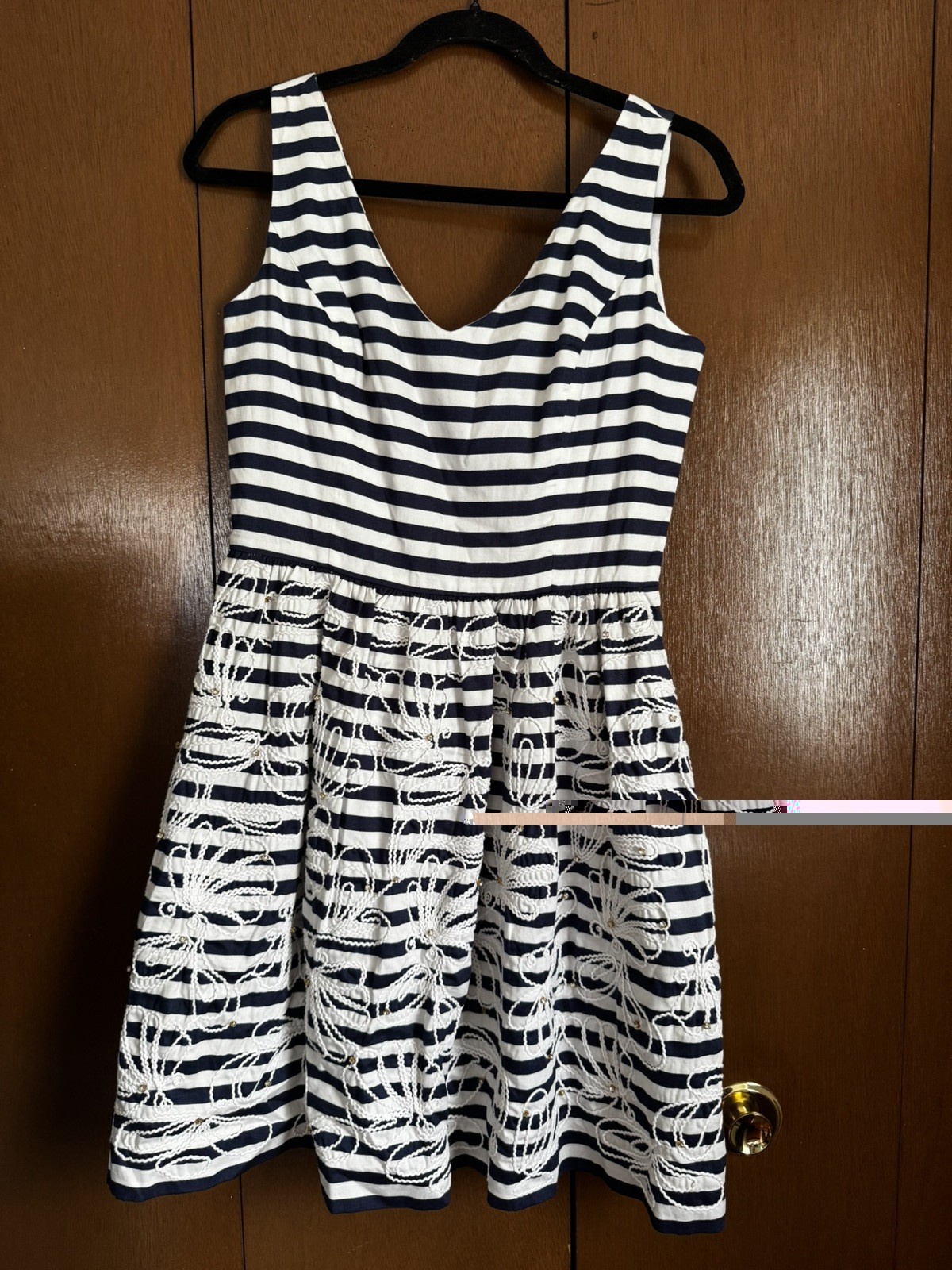 Lilly Pulitzer Roswell Dress Size6Cotton Floral Embroidered Resort EUC Worn Once