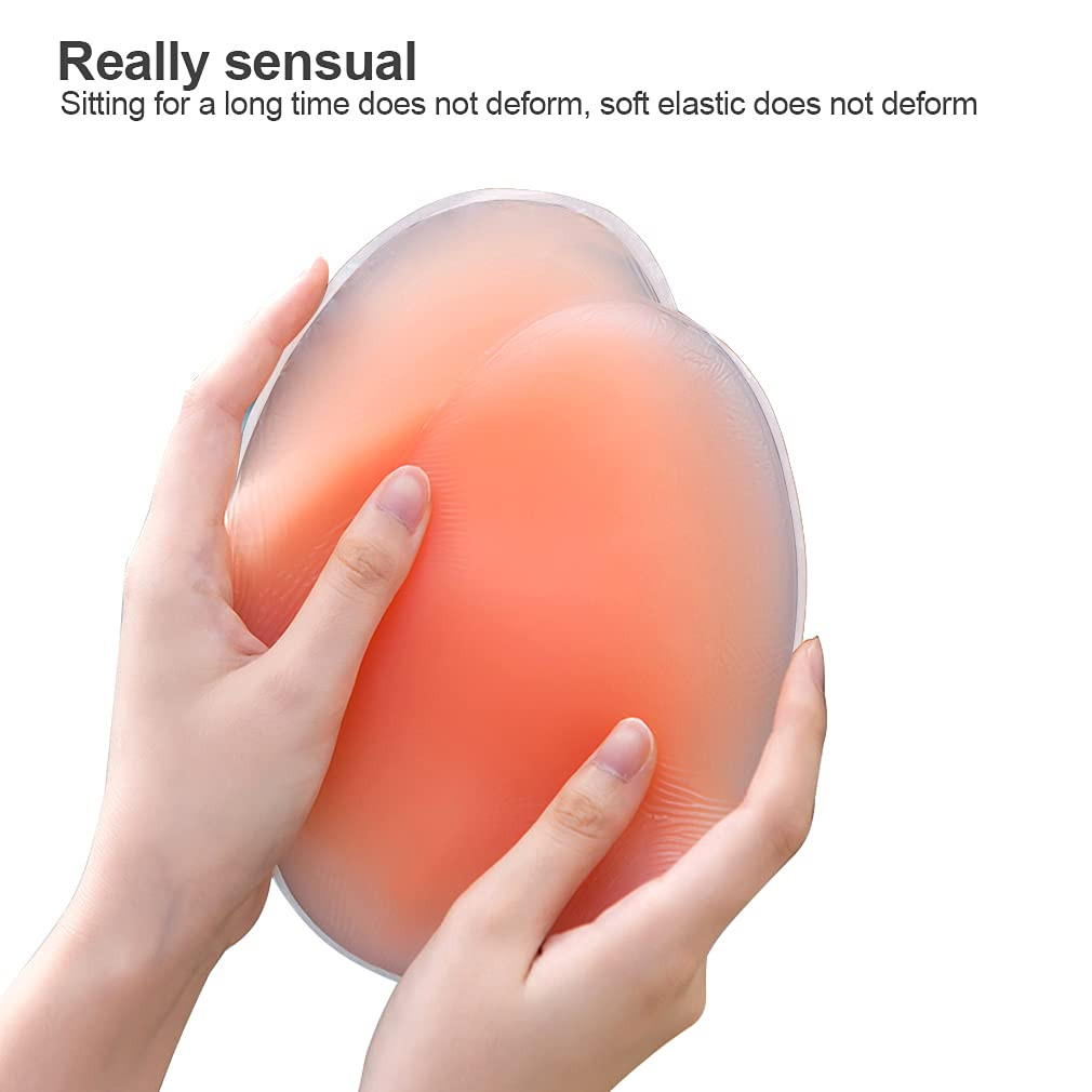 Silicone Butt Pads for Women – Reusable 1 Pair Hip Enhancer Inserts, Invisible B