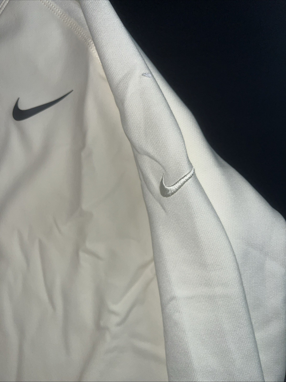 Men’s Nike Dri-Fit Player Crew Golf Long Sleeve Sweater Sail Small CI9757-133