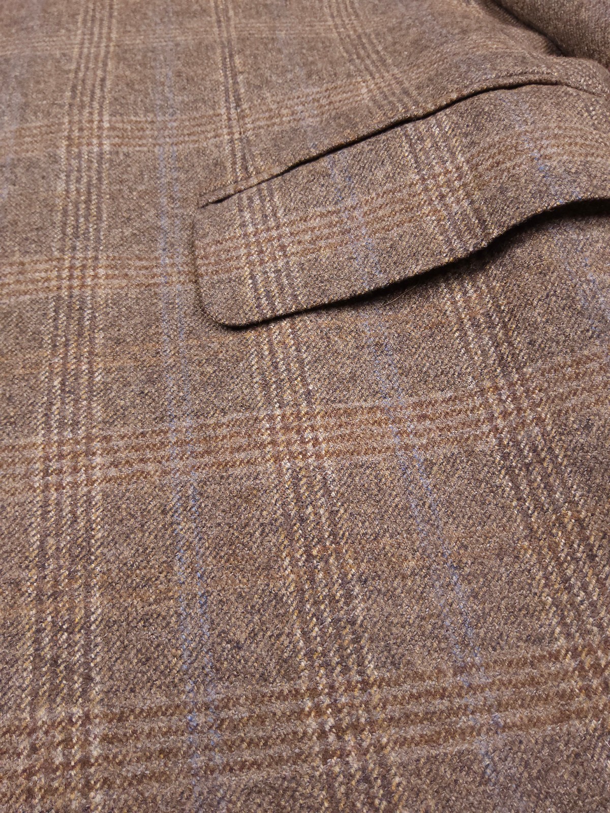 Canali brown plaid wool blazer 46R US / 56R IT
