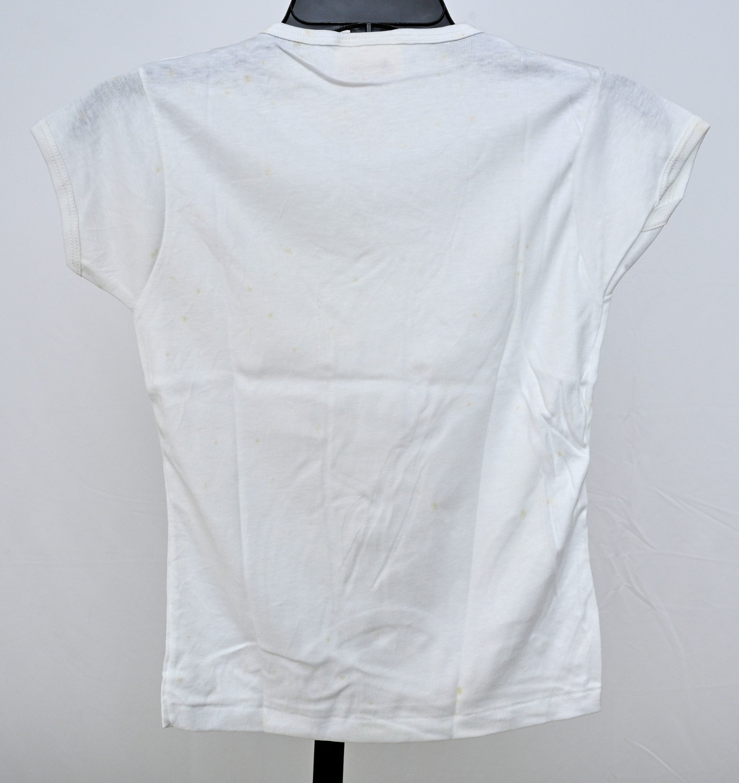 Vintage NOS JM Collectables by Cal Cru White T-Shirt Girl’s L (10-12) Cap Sleeve