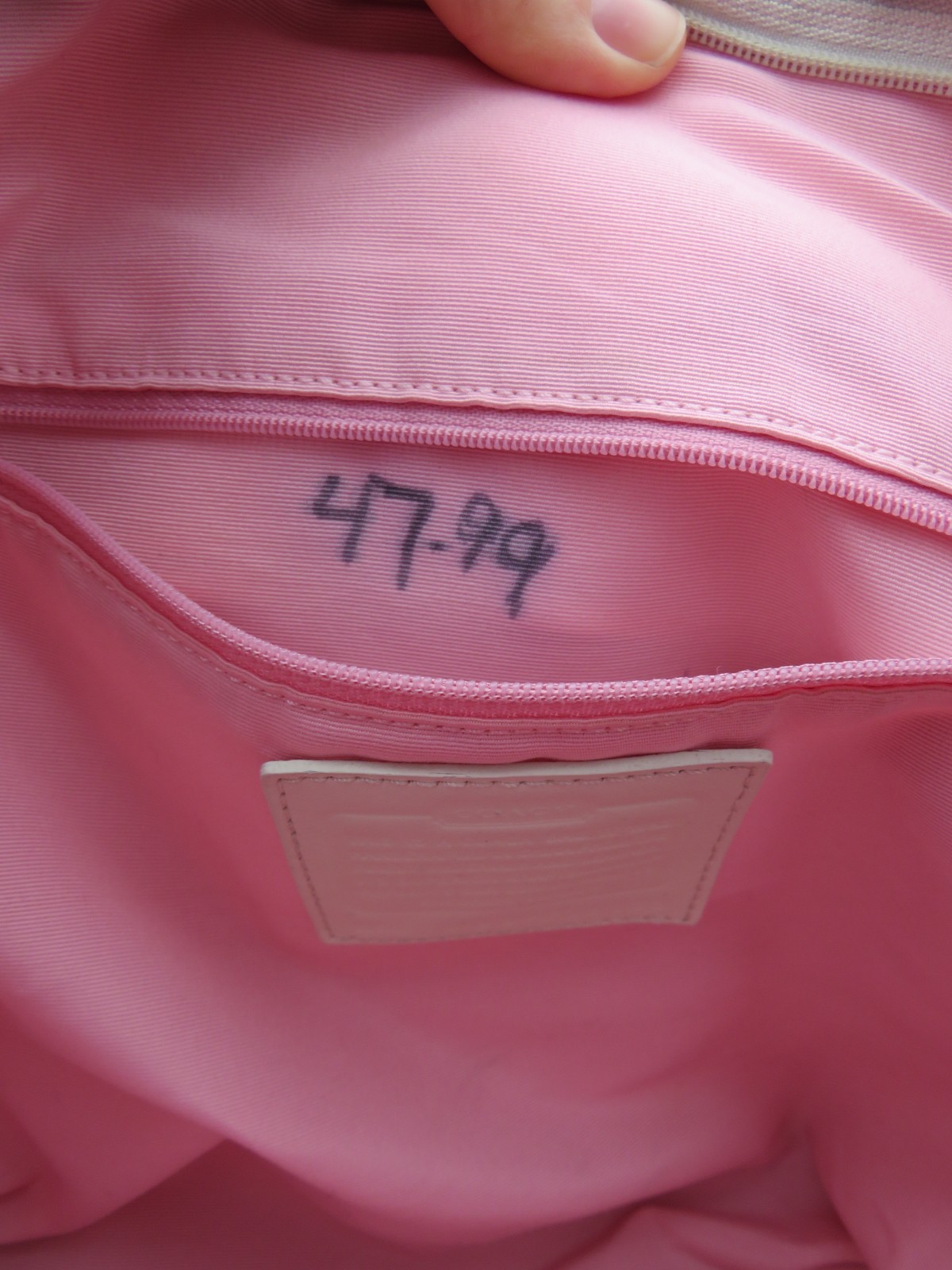 Coach Chelsea Leah Medium Shoulder Tote Bag in Papaya features a signature C
