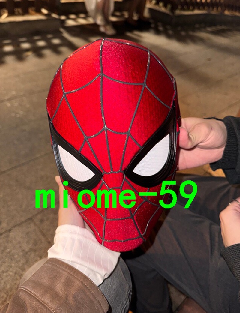 Spider-Man 4 Brand New Day Mask w/ Straps Headgear Faceshell Eyes Cosplay Props