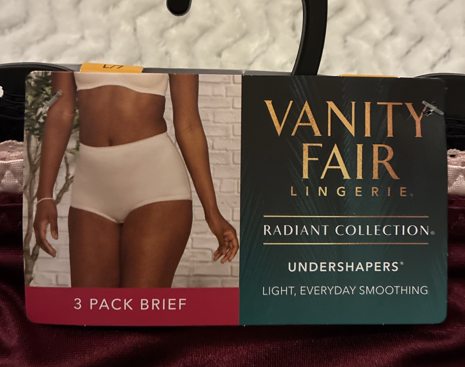 Vanity Fair~Radiant Collection~Light Control~Undershapers~3-Pack Briefs~L/7~NWT