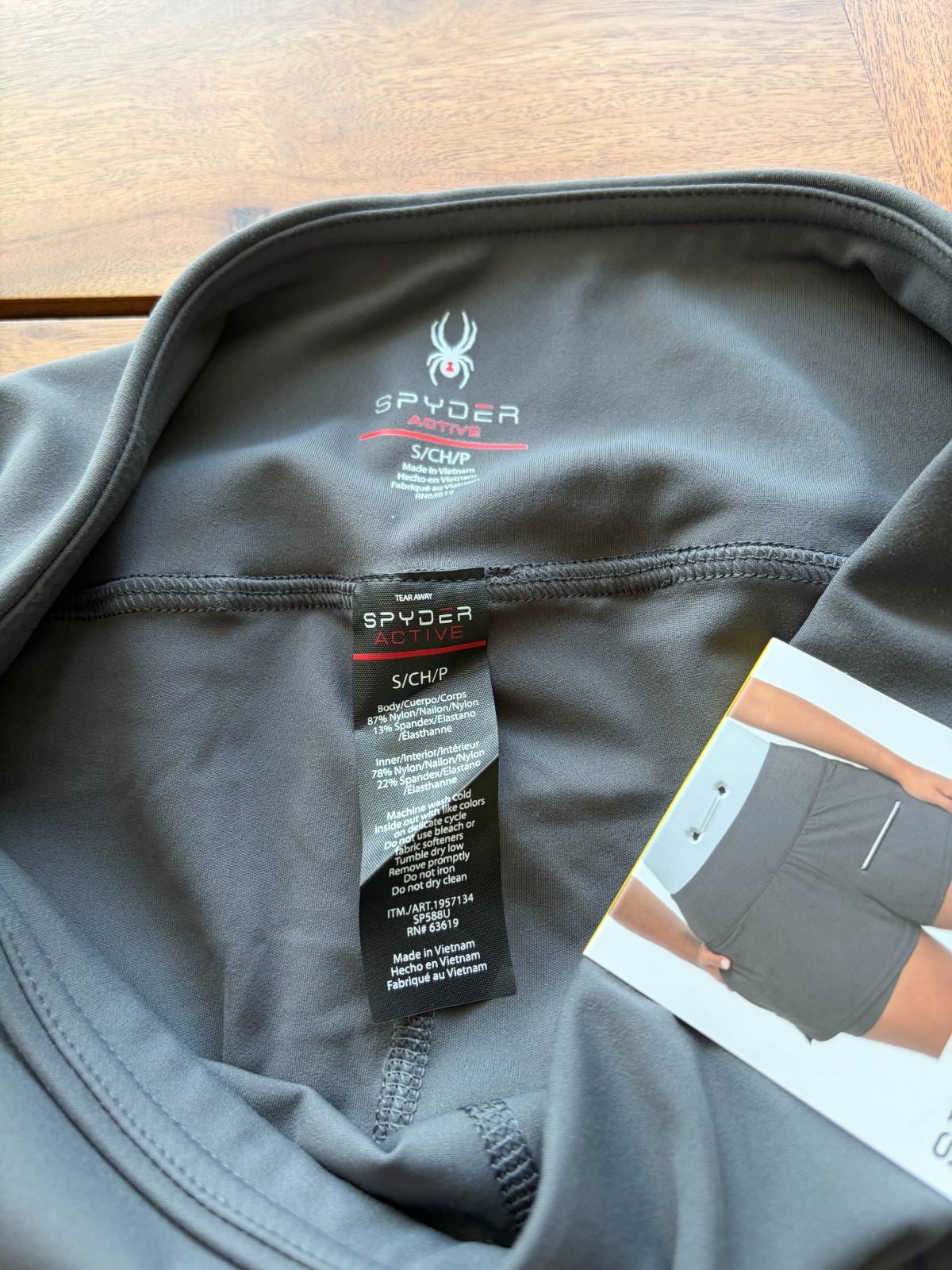 Spyder Women’s Lined Running Shorts Size Small Volcanic Ash NWT