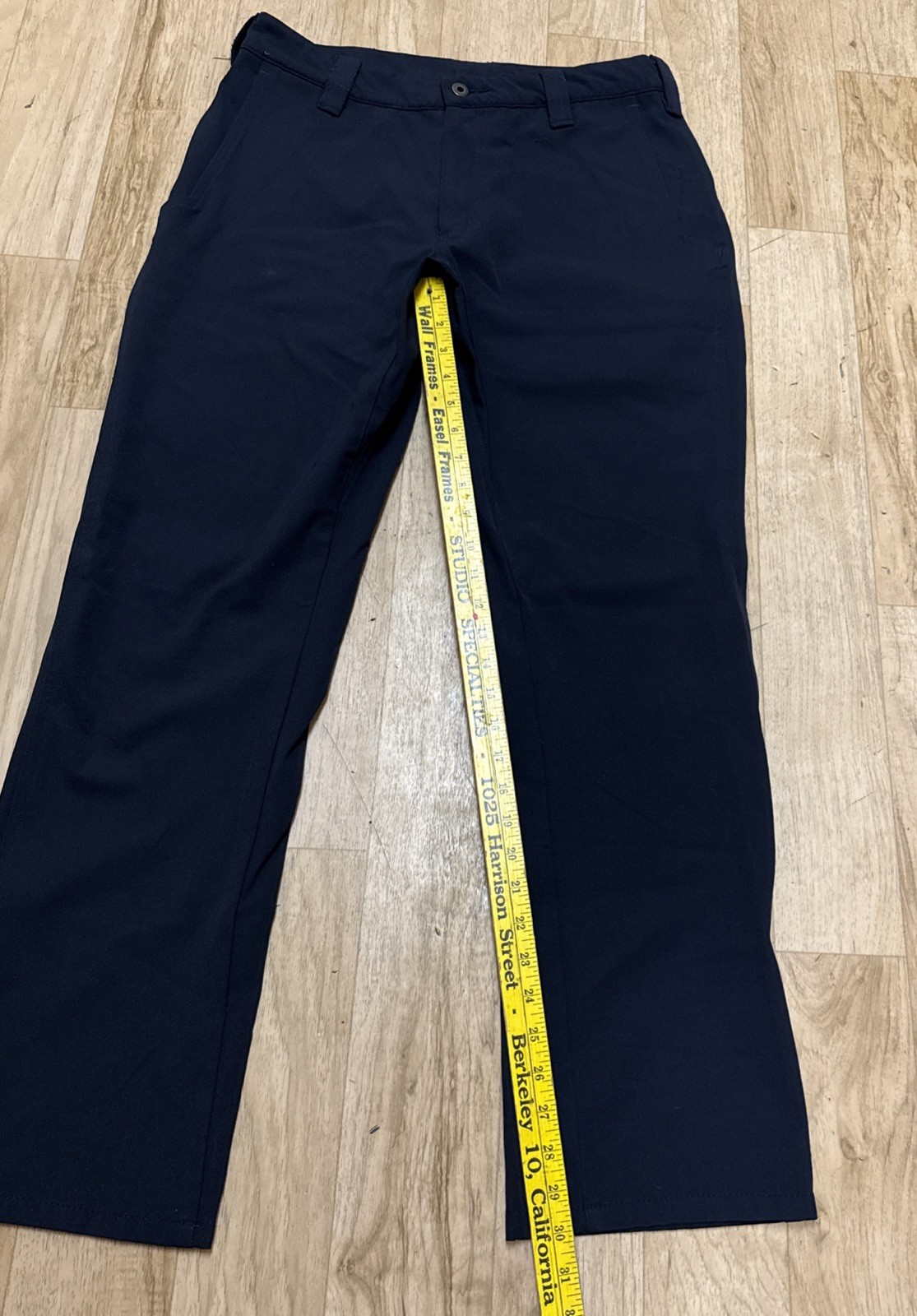 1620 Men’s Blue Nylon Stretch Work Chino Made USA Workwear Sz 34