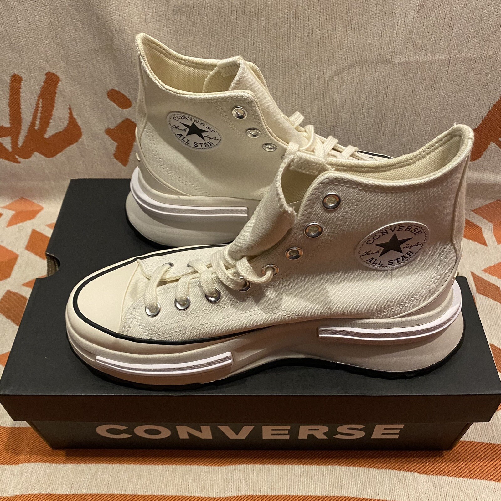 CONVERSE Chuck Taylor Run Star Legacy CX Egret / White (A00868C) Men 8 Women 9.5