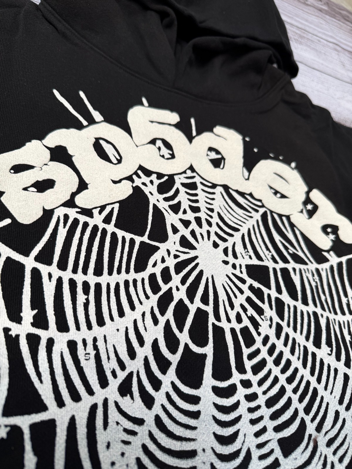 *BRAND NEW* Spider Worldwide OG Web Black Hoodie – Ready To Ship🚚💨 (Size L)