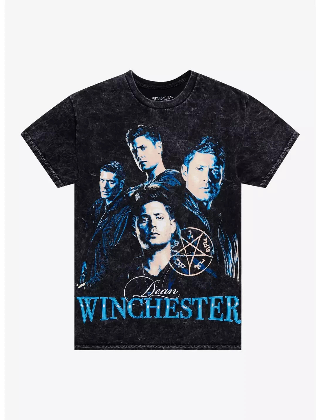 Supernatural Juniors Dean Winchester Collage Boyfriend Fit Shirt New Medium